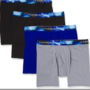 Hanes Boxer Briefs 4 Pack size L in original package